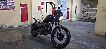 moto bot: Yamaha SR250 mator deyisib 150cc zontes matoru qoyulub — 6