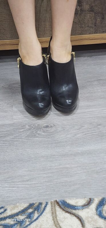 спецодежда обувь: Туфли 35, цвет - Черный