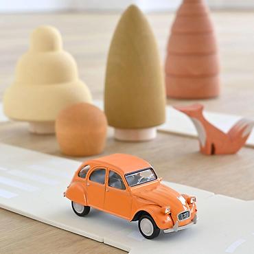 srebrnjak 1: Citroën 2CV 6 Club 1979 – Mandarin Orange – Norev Jet‘car Norev — 1