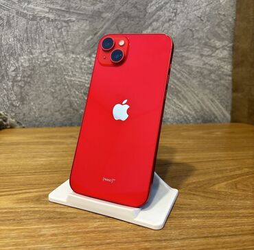 Apple iPhone: IPhone 14, 128 GB, Qırmızı, Barmaq izi, Simsiz şarj, Face ID