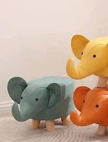 ugg sandale decije: Stolica/tabure u obliku slona – dekorativni i funkcionalni komad — 4