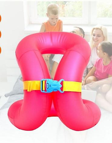 Плавательные костюмы: Надувной жилет‑плавун «подкова» для бассейна и моря. Удобный — 9