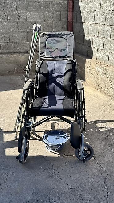 Продам инвалидную коляску ♿️ с высокой спинкой + санитарное ведро и
