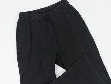 czarna sukienki na ramiączkach: Sweatpants, 5-6 years, 110/116, condition - Good