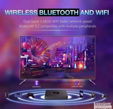 Aksesoari za TV i video: Android 14 Smart TV Box 8K Android 14 Smart TV Box 8K RAM  4GB ROM — 4