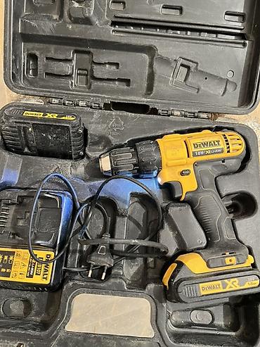 dewalt d2095: Orginal Dewalt 18V XR Li-Ion akkumulyatorlu matkap/şurupburğu dəsti - — 2