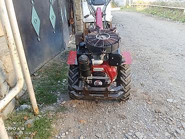 Ağır işlər üçün gücləndirilmiş matorlu yürüş traktoru (motoblok) -