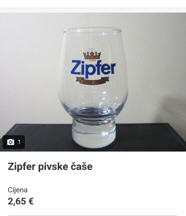 Čaše: Case,vintaz,nove za pivo Zipfer. Case za pivo sve na njima odsjaj od — 3