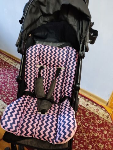 детские коляски трости: Коляска, цвет - Розовый, Б/у