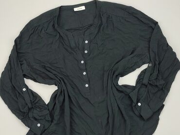 czarne bluzki z cekinami: Bluzka C&A, 4XL (EU 48), Wiskoza, stan - Dobry
