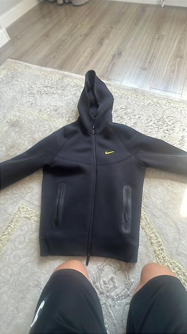 tech flees: Мужская толстовка, S, Nike, Б/у, цвет - Черный — 2