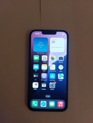 Çaydanlar: IPhone 13, Mavi, Qırıq