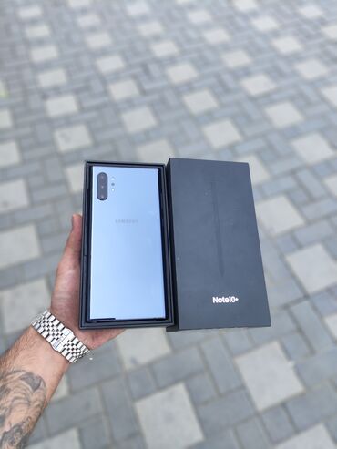 телефон fly wizard plus: Samsung Note 10 Plus, 256 ГБ, цвет - Черный, Отпечаток пальца, Face ID