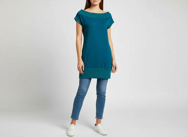 elegancka tunika plus size: Women`s tunic, size M