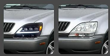 бегущая: Комплект передних фар Lexus 2000 г., Новый, Оригинал, Китай — 1