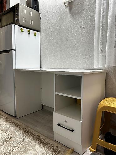 Masalar: Kompüter masası, İşlənmiş, Laminat, Dördbucaq masa — 3