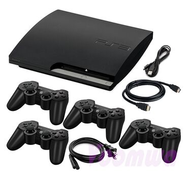 PS3 (Sony PlayStation 3): Salam. Ps3 satılır. 170gb yaddaşla. içərisində oyunlar var. Uşaq üçün