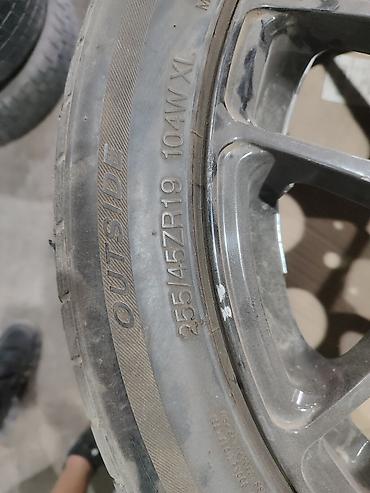 покрышка 27 5: 255/45r19 пара 2шт края с одной стороны немного подхаванаы, не — 2
