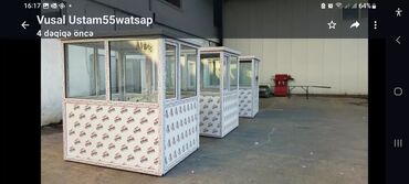 Butkalar, köşklar: Mühafi̇ze butkalari. Rəngli̇ qara BİŞMİŞ şüşəli̇=150×150×220=1490 man — 17