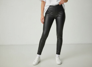 spodnie dresowe allegro: Legginsy Eleganckie damskie, rozmiar S