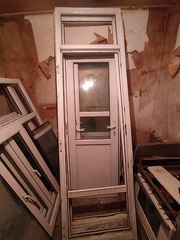 pilasdiq qapi: PVC pəncərə və balkon qapısı dəsti - Material: ağ rəngli PVC profil - — 4