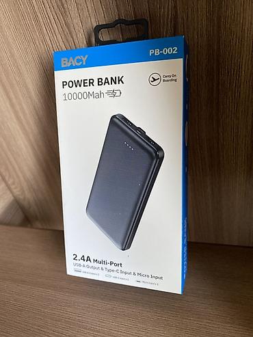 power case: Портативный аккумулятор BACV PB-002 - Емкость: 10000 mAh - Ток: до — 1