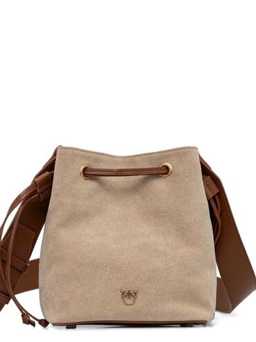 замшевые женские кеды: Сумка на плечо, Pinko, Новый