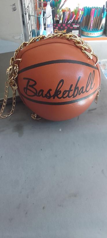 bts canta: Basketbol topu formasında çanta - Dizayn: Narıncı rəngli, basketbol — 4