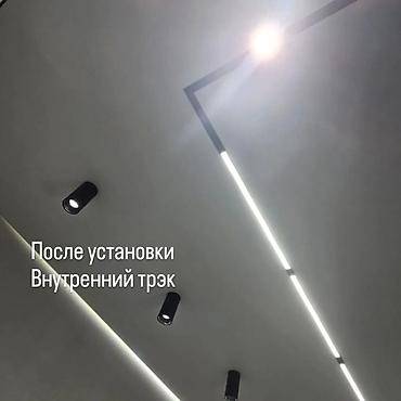монтаж гипсакартон: Натяжной потолок Матовое Бесплатный замер — 4