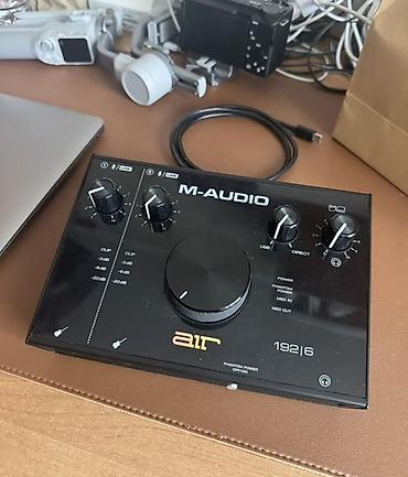 звуковой: M-Audio AIR 192|6 — USB-аудиоинтерфейс 2-in / 2-out с MIDI I/O — 2