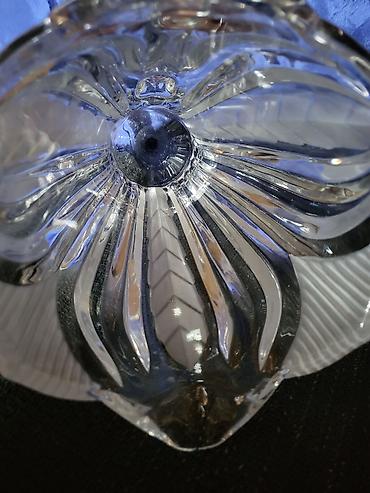 Čajnici: Bokal kristal,rucni rad Jugoslavija iz 70ih. Masivan bokal sa — 11