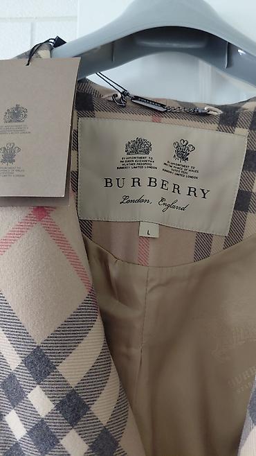 burberry куртка: Жилет-пальто Burberry London с поясом Абсолютно новый. - Модель — 2