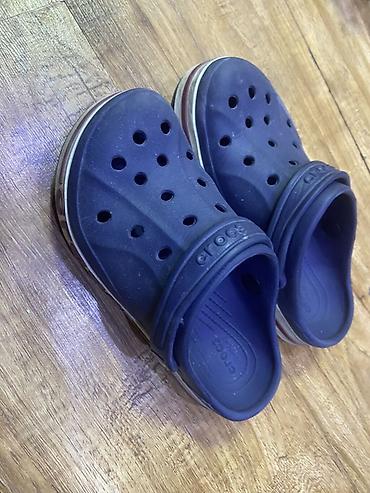 кроксы крокс crocs: Сабо, 35, Crocs, Б/у, цвет - Синий, Самовывоз — 1