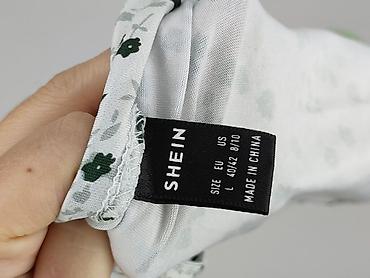 bluzki biale haftowane: Shein, Top damski, rozmiar L — 4