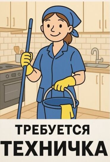 личный помощник: Требуется Уборщица, График: Два через два, Полный рабочий день