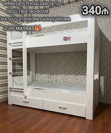 Satılır:*Birbaşa istehsalçıdan İKİMƏRTƏBƏLİ çarpayı*