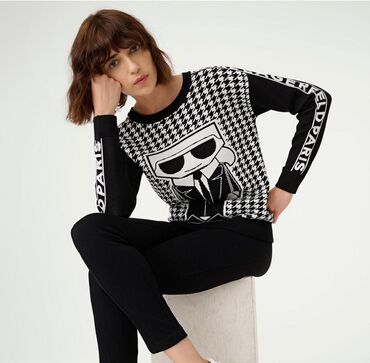 karl: Женский свитер, США, Средняя модель