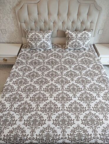 Комплекты постельного белья: Постельное бельё 100% хлопок, простынь на резинки 750-950сом,двух at lalafo.kg — 45 Комплекты постельного белья: Постельное бельё 100% хлопок, простынь на резинки 750-950сом,двух — 45