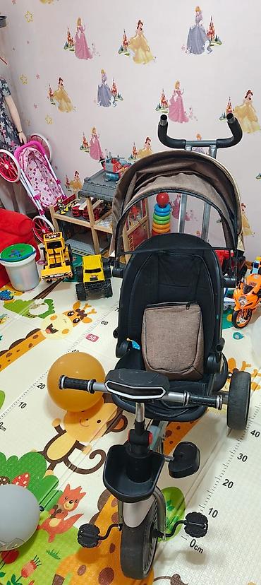 velosiped 3 teker: İşlənmiş Üç təkərli Uşaq velosipedi 18", sürətlərin sayı: 8, Ünvandan götürmə — 2