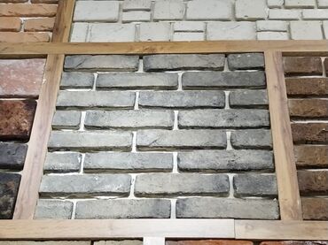 kafel qiymetleri 2024: Dekorativ divar üzlük daşları – kərpic fakturalı panellər - Material