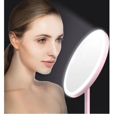 Зеркала: Настольное косметическое зеркало с подсветкой LED для макияжа — 9