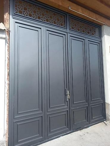 Həyət darvazaları: Metall darvaza və qapı istehsalı – fərdi dizayn - Material: qalın — 2