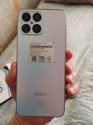 Honor: Honor X8, 128 GB, rəng - Gümüşü