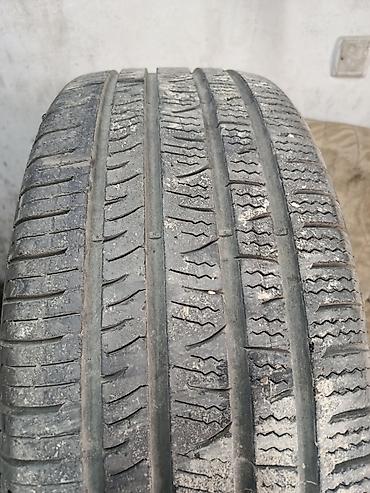 Шины: Шины 235 / 55 / R 18, Всесезонная, Б/у, Внедорожные (АТ/МТ), Корея, Pirelli — 5