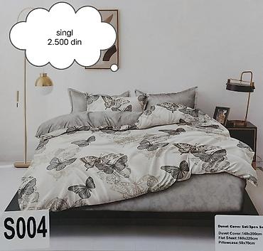 Posteljina: 🩷Singl posteljine🩷 🩵Čaršaf-160*220 🩷Jorganska navlaka-140*200 — 10