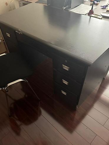 Ofis dəst mebeli: Ofis mebel dəsti Tərkib: - L formalı iş masası: taxta teksturalı üst — 7