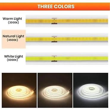 Rasveta: LED traka COB 220V VODOOTPORNA spoljnu 1 do 100M. Broj led dioda po — 12