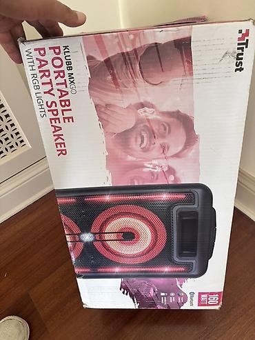 Динамики и колонки: Trust KLUBB MX GO Portable Party Speaker – RGB işıqlı, Bluetooth-lu — 3