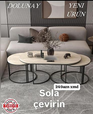 ofis stollari: DOLUNAY – Yeni Ürün Türkiyədə istehsal olunmuş oval formalı üçlü — 1