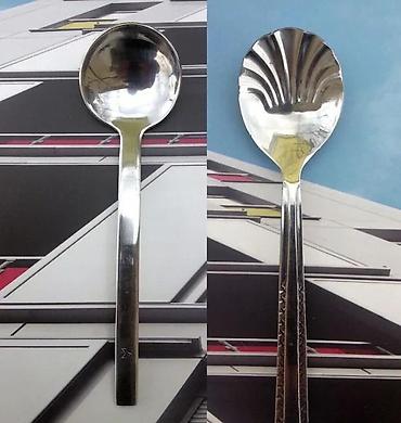 Kompleti posuđa: SOLINGEN i NICRO Berndorf kašike za serviranje, cena za par. SOLINGEN — 1